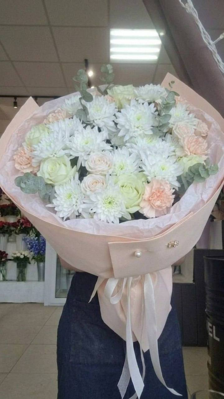 Авторский букет «Нежное прикосновение»